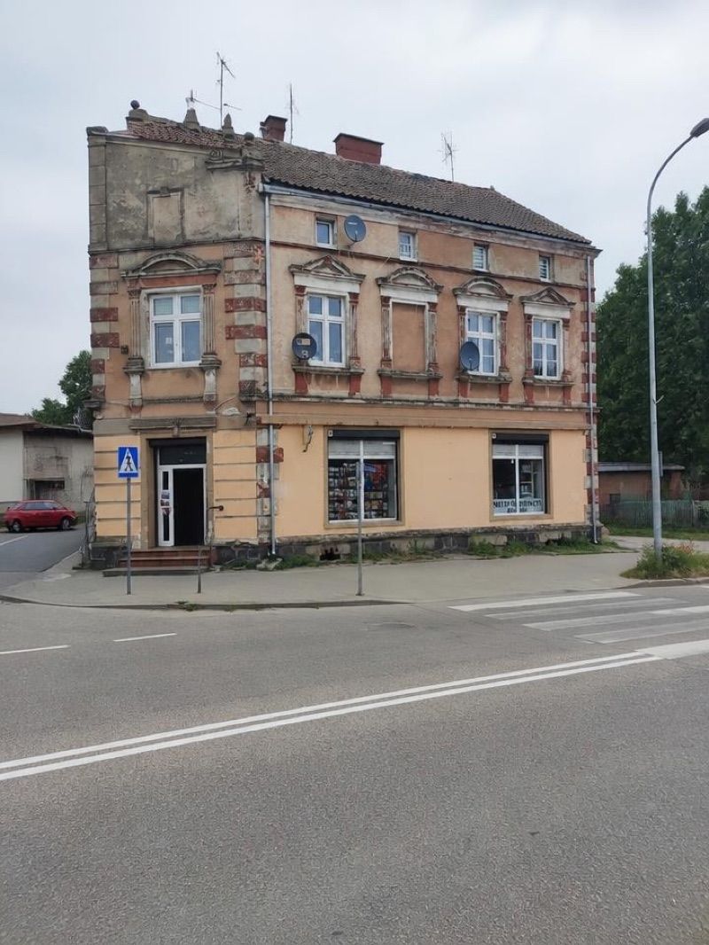 SKLEP SPOŻYWCZY, sklep przy dworcu Ostróda