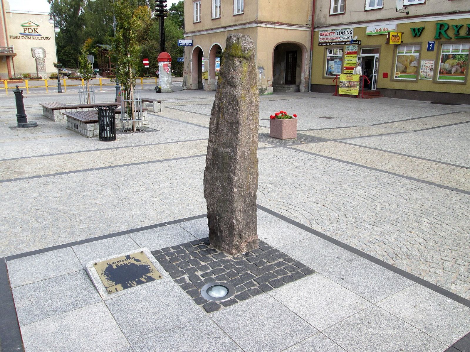 Kamienna Baba, atrakcja w pobliżu dworca Pisz