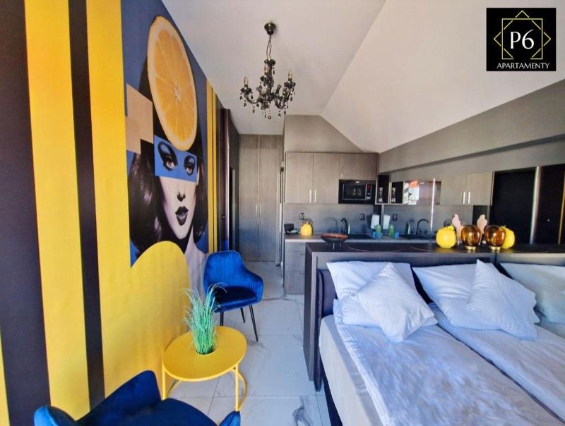 P6 Apartament Mini Light Black, hotel blisko dworca Pisz