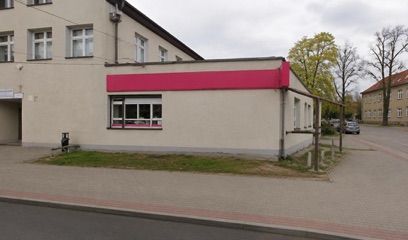 Apteka, sklep przy dworcu Pisz