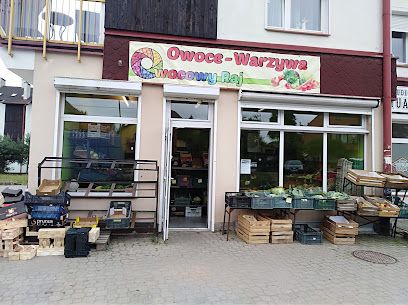 Warzywniak " Owocowy Raj", sklep przy dworcu Polanica-Zdrój