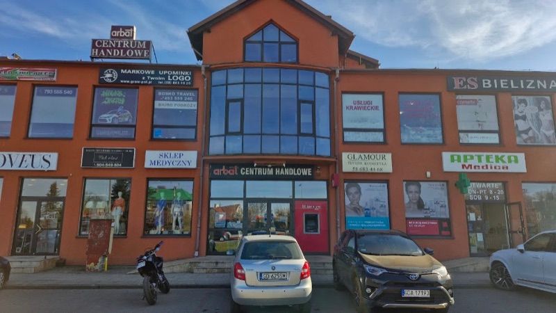 Centrum Handlowe Arbat, galeria handlowa w pobliżu dworca Pruszcz Gdański