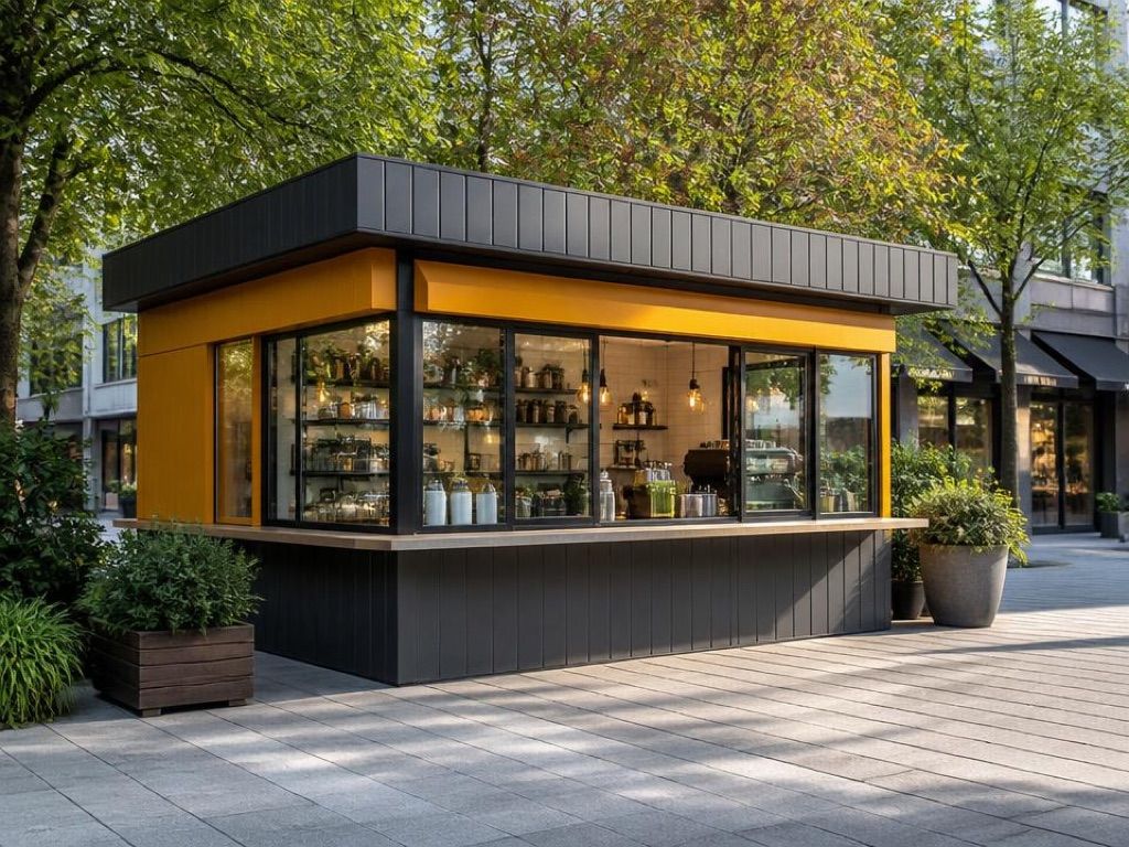 Kiosk, sklep przy dworcu Przemyśl Główny