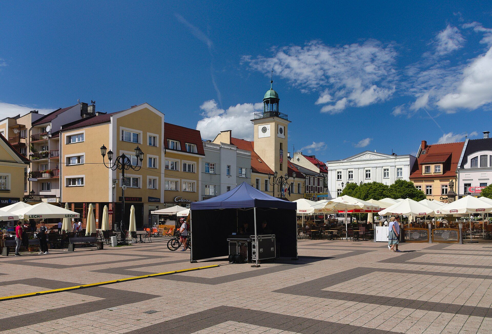 Rynek w Rybniku, atrakcja w pobliżu dworca Rybnik