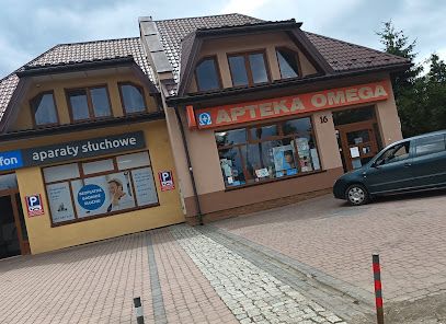 Apteka Omega, sklep przy dworcu Sanok
