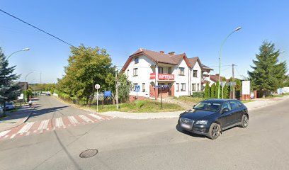 Apteka, sklep przy dworcu Sędziszów Małopolski