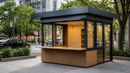 Kiosk, sklep przy dworcu Siedlce