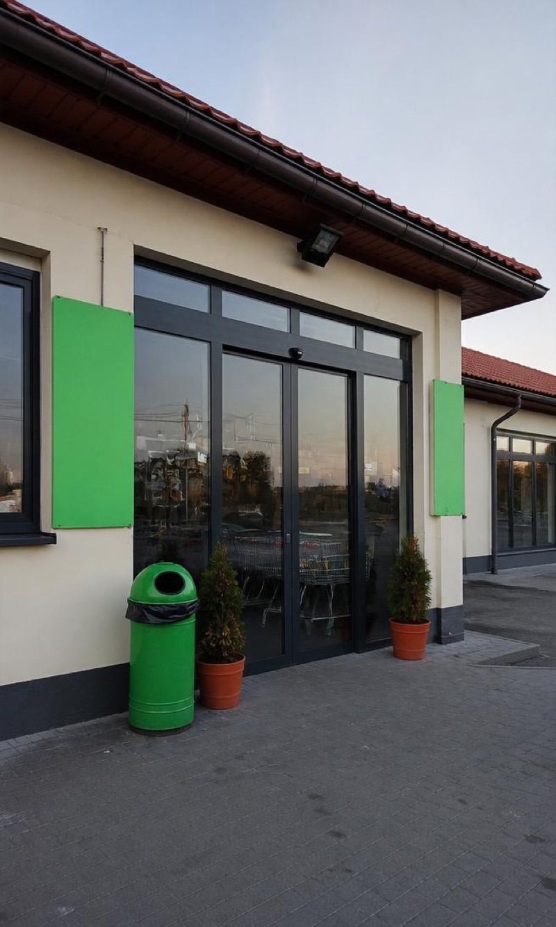 Delikatesy Centrum, sklep przy dworcu Słomniki Miasto