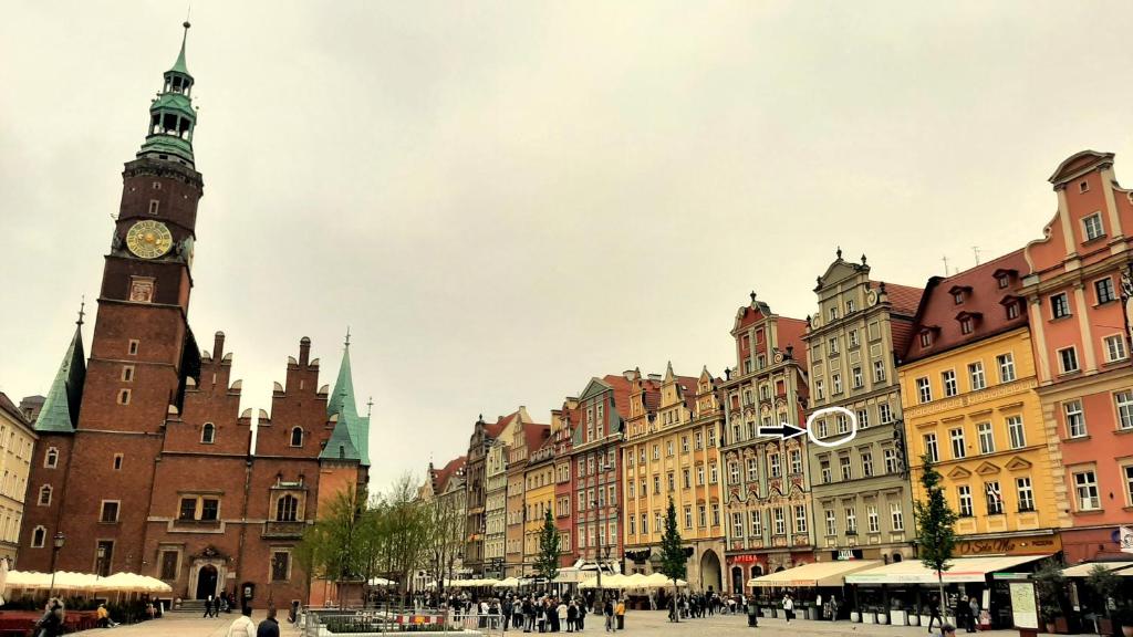 Nowy apartament z oszałamiającym widokiem na Rynek, nocleg blisko dworca Wrocław Główny